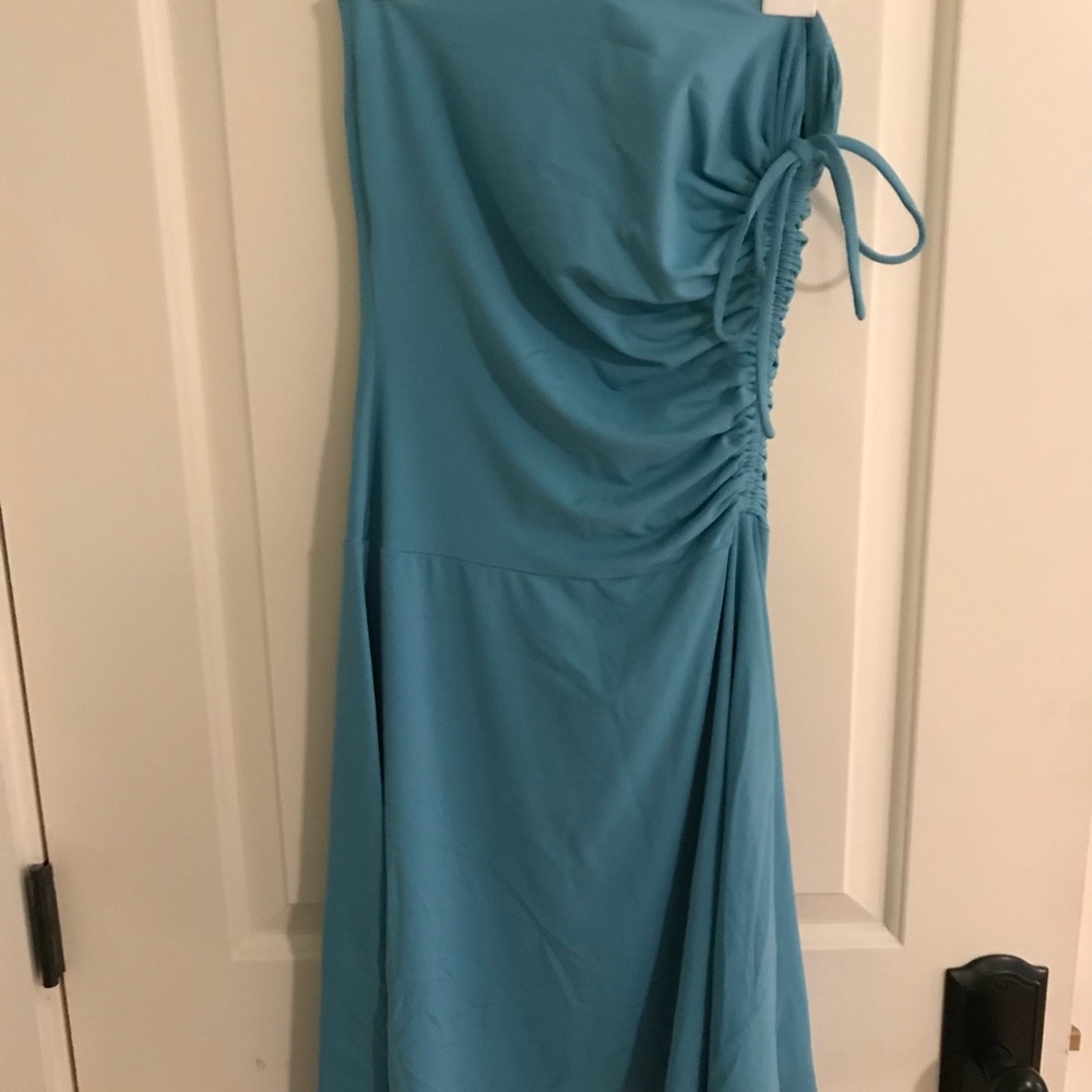 Susan Monaco strapless knit dress-S